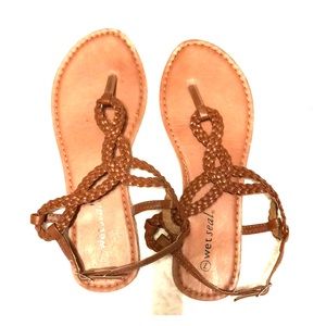 Tan sandals
